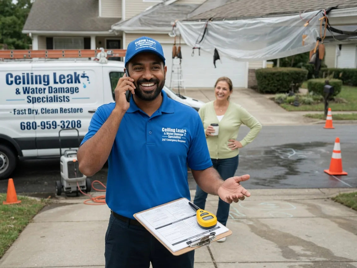 Ceiling Leak Cleanup Beaverville, IL FAQs